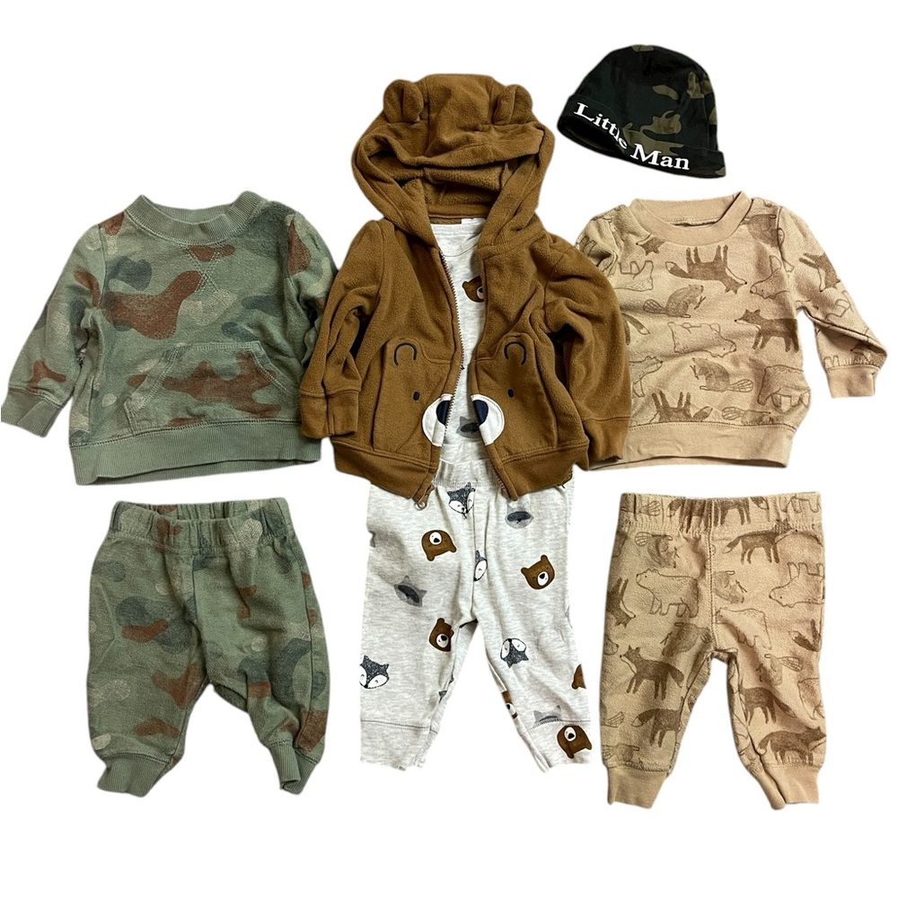 Bundle of Carter’s Baby Boy Items 0-3mo
